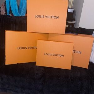 LOUIS VUITTON LARGE GARMENT BOX WITH TISSUE PAPER